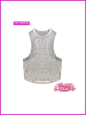 Sexy Side Boob Tank Crop Top for Party Dates Raves
